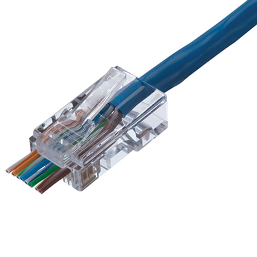 Cat 5e Feed-Thru Rj45 Plugs